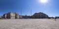 Panoramic photograph of Piazza UnitÃÂ  d`Italia, Trieste, Italy